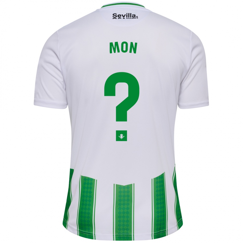 Bambino Maglia Mon #0 Bianco Kit Gara Home 2023/24 Maglietta