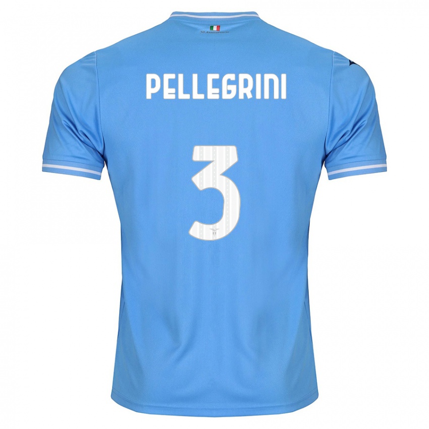 Bambino Maglia Luca Pellegrini #3 Blu Kit Gara Home 2023/24 Maglietta
