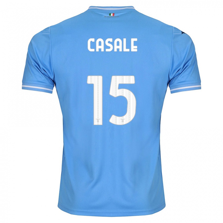 Bambino Maglia Nicolò Casale #15 Blu Kit Gara Home 2023/24 Maglietta