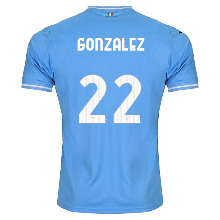 Bambino Maglia Diego González #22 Blu Kit Gara Home 2023/24 Maglietta