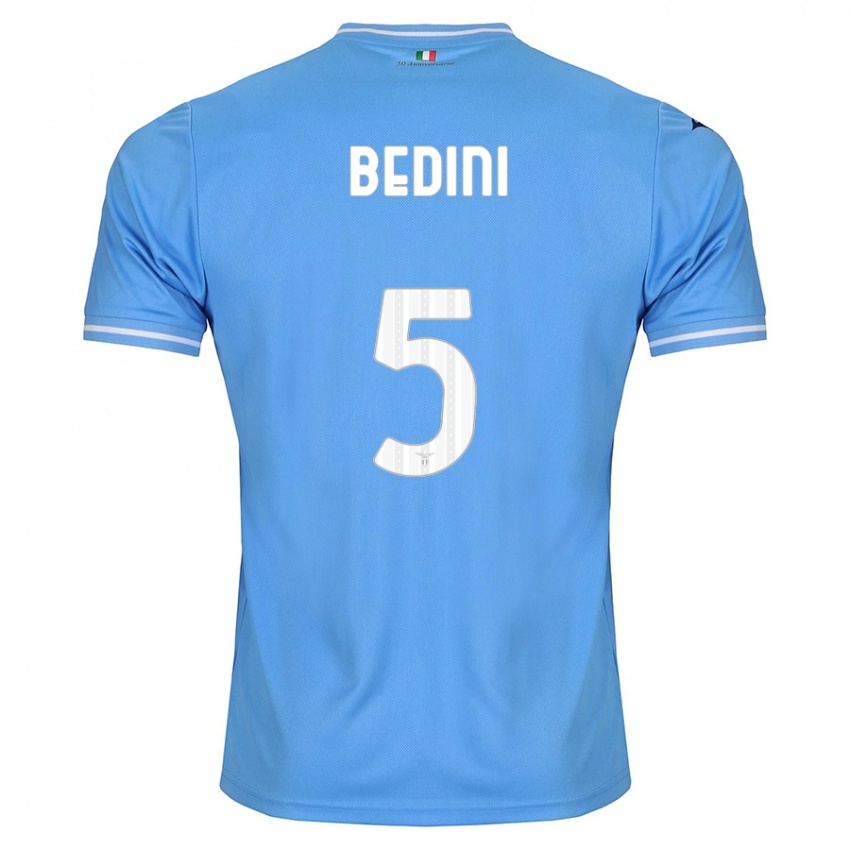 Bambino Maglia Filippo Bedini #5 Blu Kit Gara Home 2023/24 Maglietta