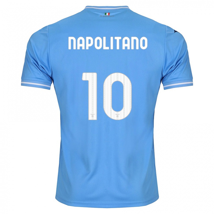 Bambino Maglia Luca Napolitano #10 Blu Kit Gara Home 2023/24 Maglietta