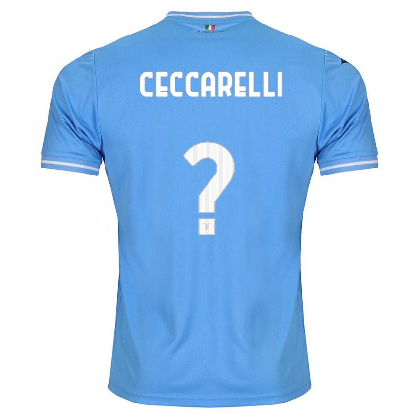 Bambino Maglia Alessandro Ceccarelli #0 Blu Kit Gara Home 2023/24 Maglietta