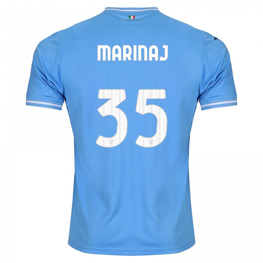 Bambino Maglia Kledi Marinaj #35 Blu Kit Gara Home 2023/24 Maglietta
