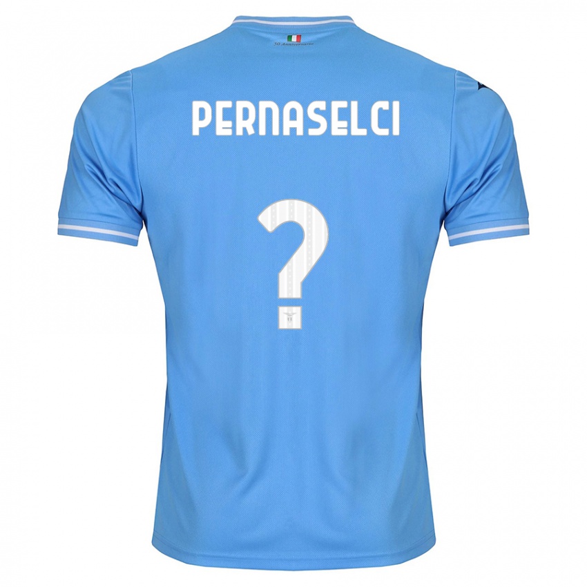 Bambino Maglia Leonardo Pernaselci #0 Blu Kit Gara Home 2023/24 Maglietta