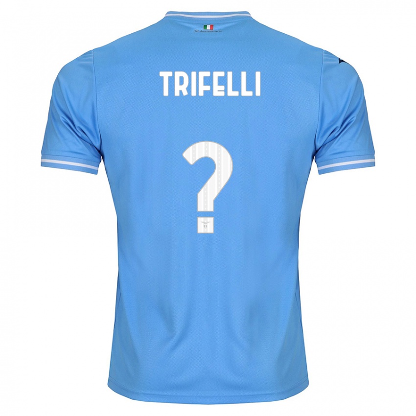 Bambino Maglia Cristiano Trifelli #0 Blu Kit Gara Home 2023/24 Maglietta