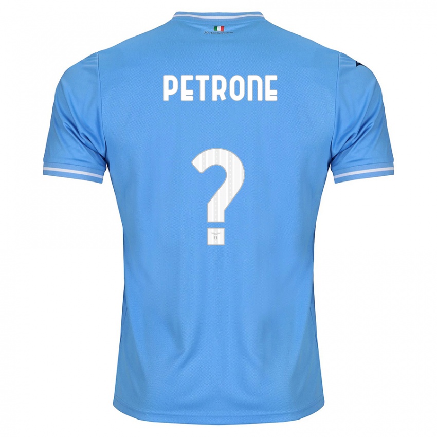 Bambino Maglia Pierfrancesco Petrone #0 Blu Kit Gara Home 2023/24 Maglietta