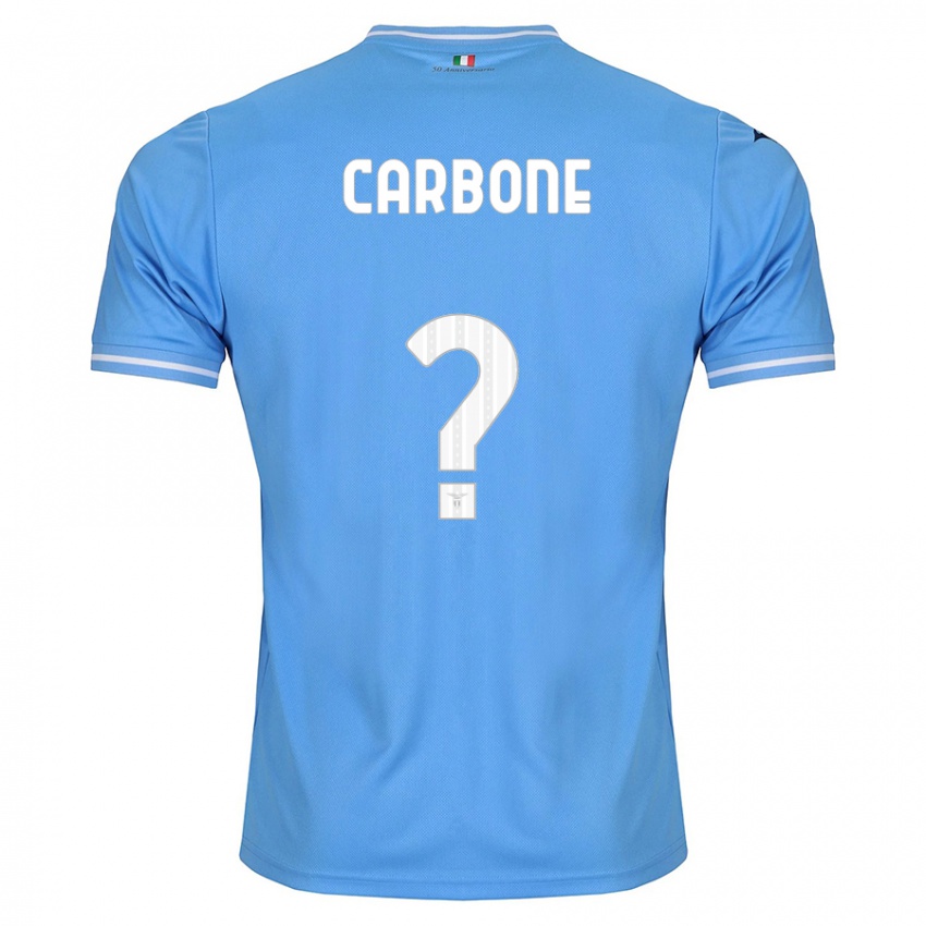 Bambino Maglia Giovanni Carbone #0 Blu Kit Gara Home 2023/24 Maglietta