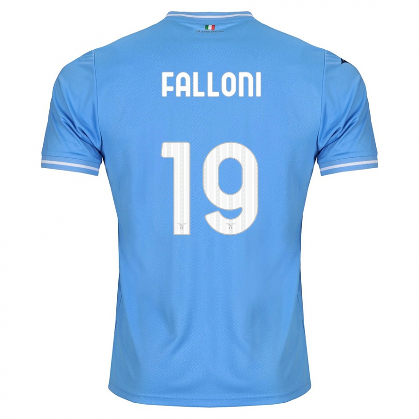 Bambino Maglia Ludovica Falloni #19 Blu Kit Gara Home 2023/24 Maglietta