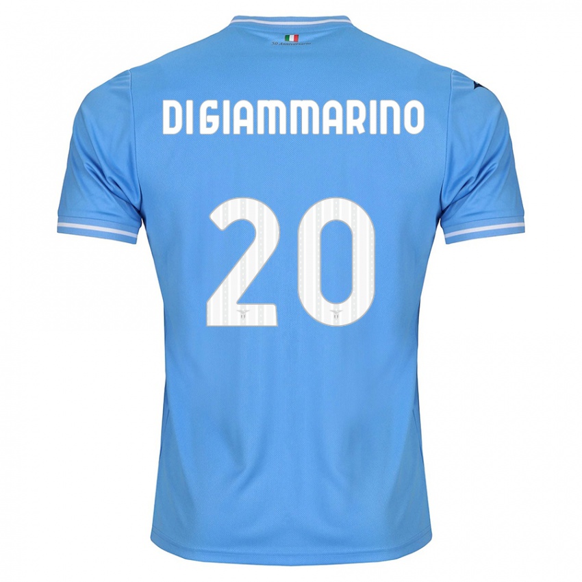 Bambino Maglia Virginia Di Giammarino #20 Blu Kit Gara Home 2023/24 Maglietta