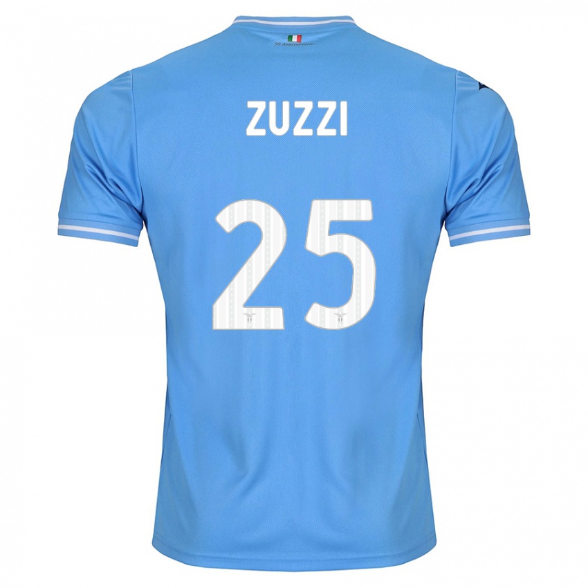Bambino Maglia Giorgia Zuzzi #25 Blu Kit Gara Home 2023/24 Maglietta