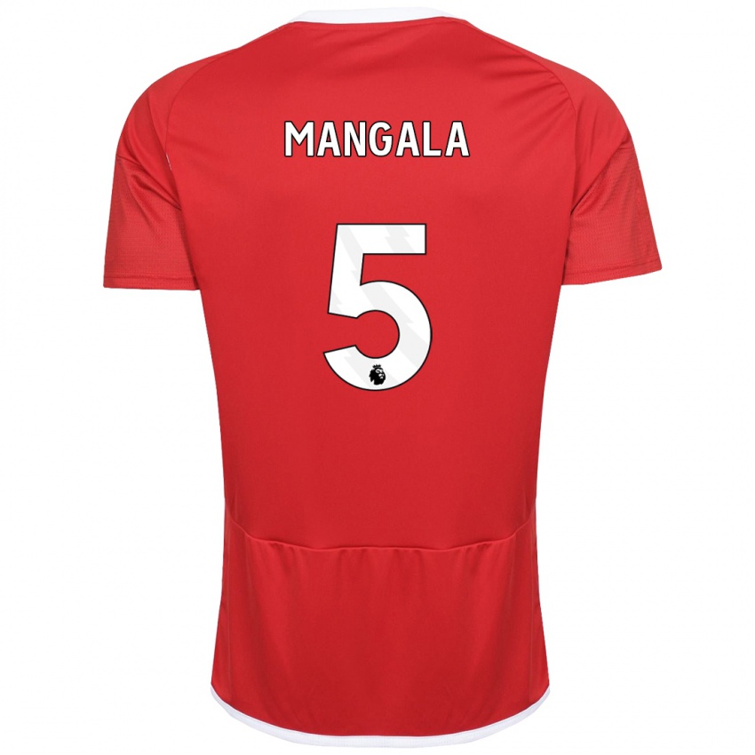 Bambino Maglia Orel Mangala #5 Rosso Kit Gara Home 2023/24 Maglietta