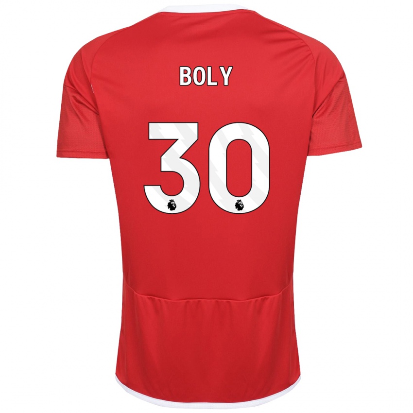 Bambino Maglia Willy Boly #30 Rosso Kit Gara Home 2023/24 Maglietta