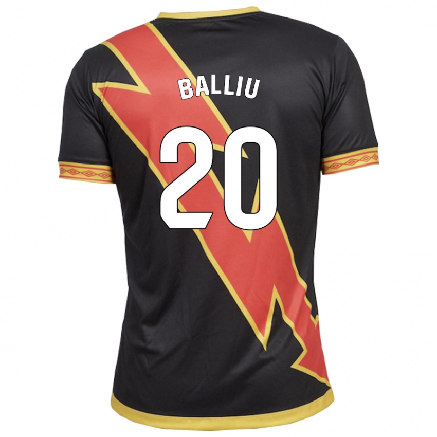 Bambino Maglia Iván Balliu #20 Nero Kit Gara Away 2023/24 Maglietta