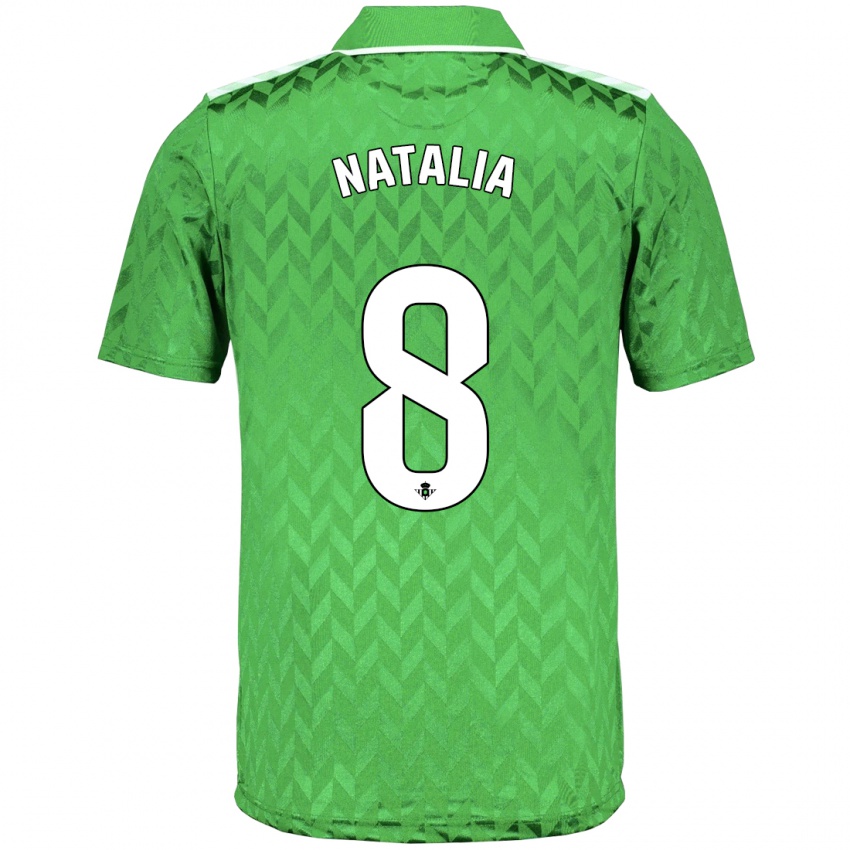 Bambino Maglia Natalia Montilla Martinez #8 Verde Kit Gara Away 2023/24 Maglietta