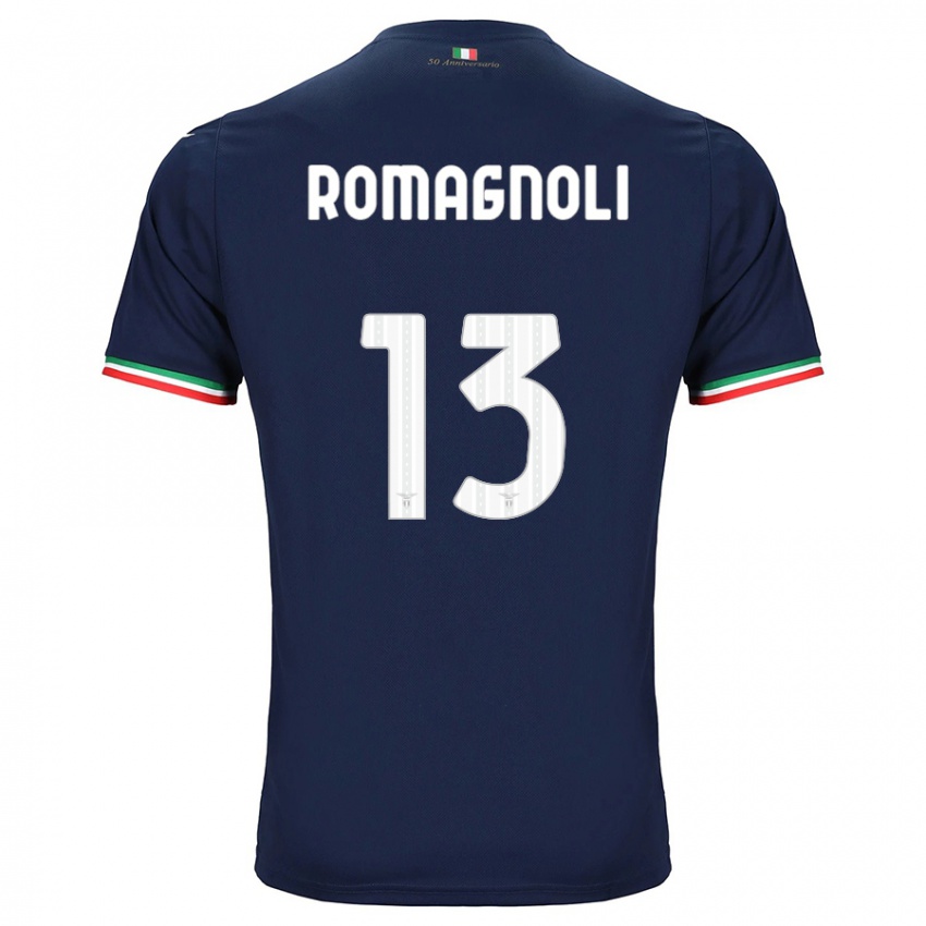 Bambino Maglia Alessio Romagnoli #13 Marina Militare Kit Gara Away 2023/24 Maglietta