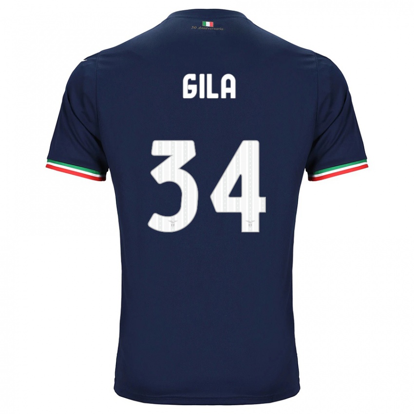 Bambino Maglia Mario Gila #34 Marina Militare Kit Gara Away 2023/24 Maglietta