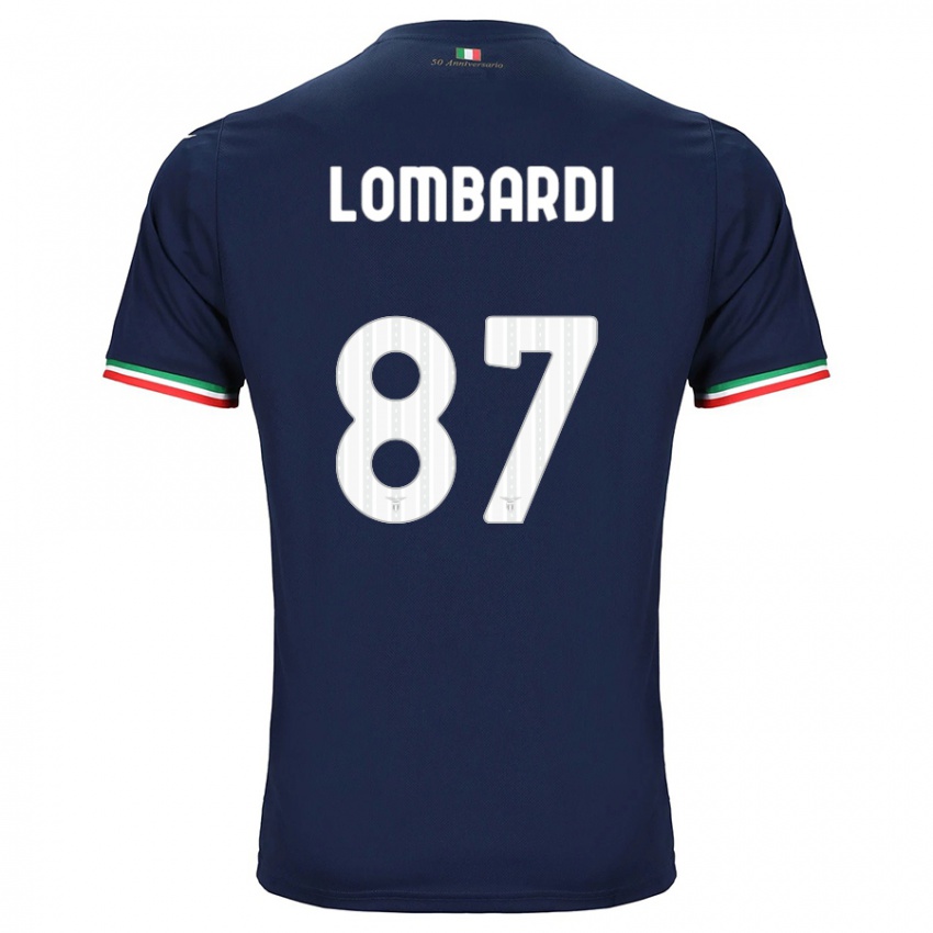 Bambino Maglia Cristiano Lombardi #87 Marina Militare Kit Gara Away 2023/24 Maglietta