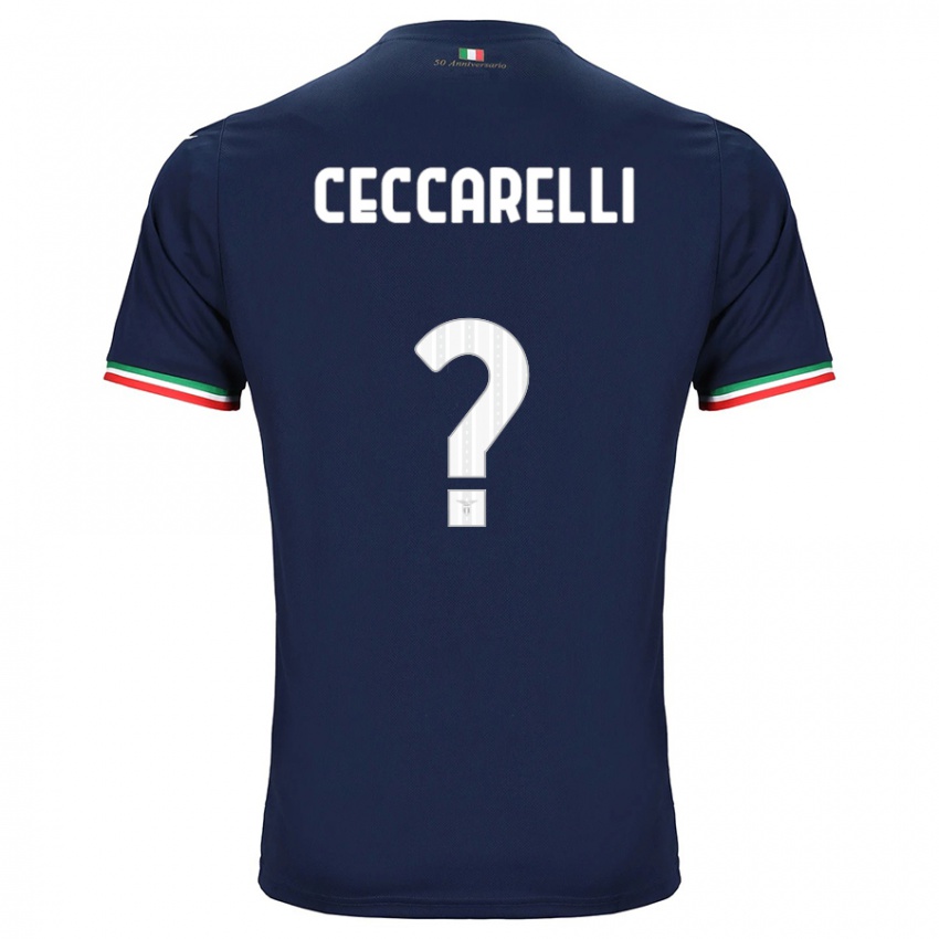 Bambino Maglia Alessandro Ceccarelli #0 Marina Militare Kit Gara Away 2023/24 Maglietta