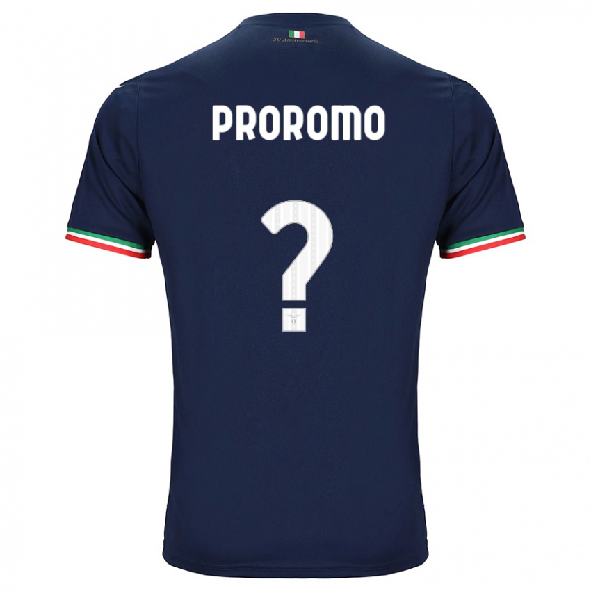 Bambino Maglia Tommaso Proromo #0 Marina Militare Kit Gara Away 2023/24 Maglietta