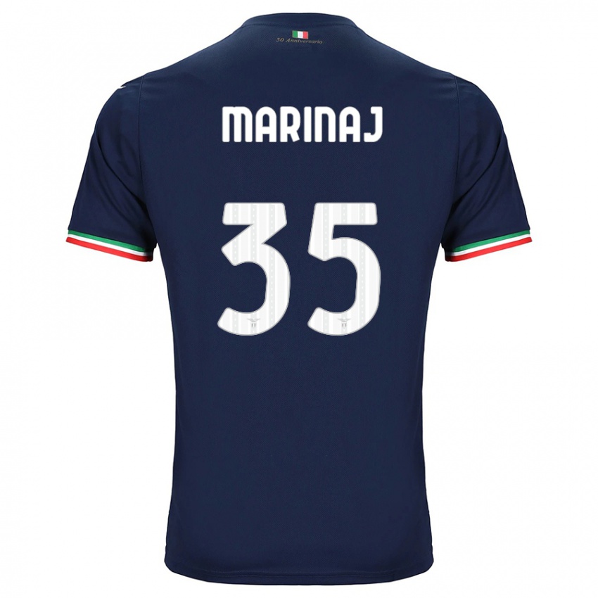 Bambino Maglia Kledi Marinaj #35 Marina Militare Kit Gara Away 2023/24 Maglietta