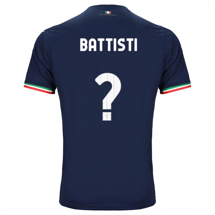Bambino Maglia Valerio Battisti #0 Marina Militare Kit Gara Away 2023/24 Maglietta