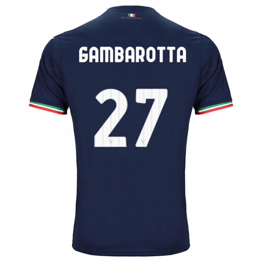 Bambino Maglia Margot Gambarotta #27 Marina Militare Kit Gara Away 2023/24 Maglietta