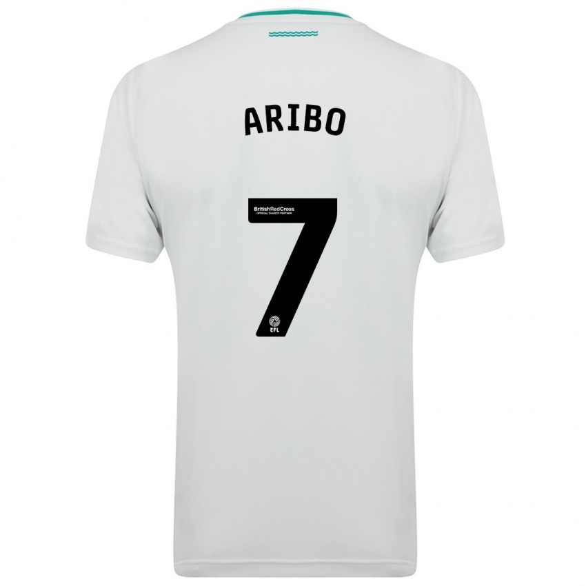 Bambino Maglia Joe Aribo #7 Bianco Kit Gara Away 2023/24 Maglietta