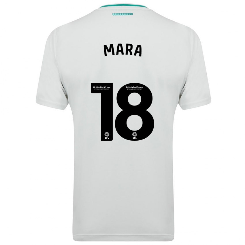 Bambino Maglia Sékou Mara #18 Bianco Kit Gara Away 2023/24 Maglietta