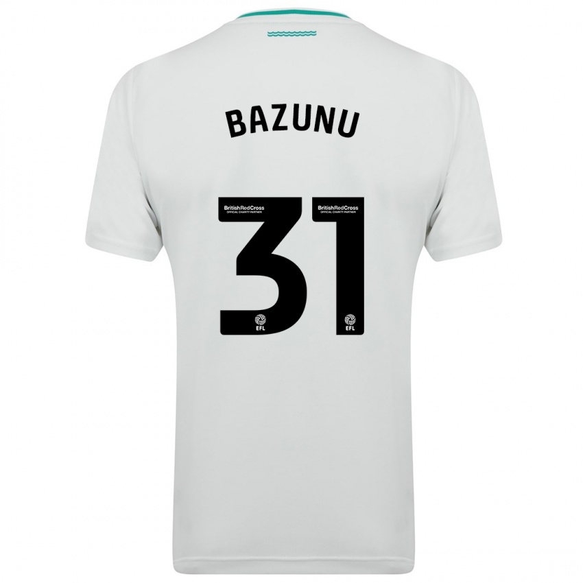 Bambino Maglia Gavin Bazunu #31 Bianco Kit Gara Away 2023/24 Maglietta