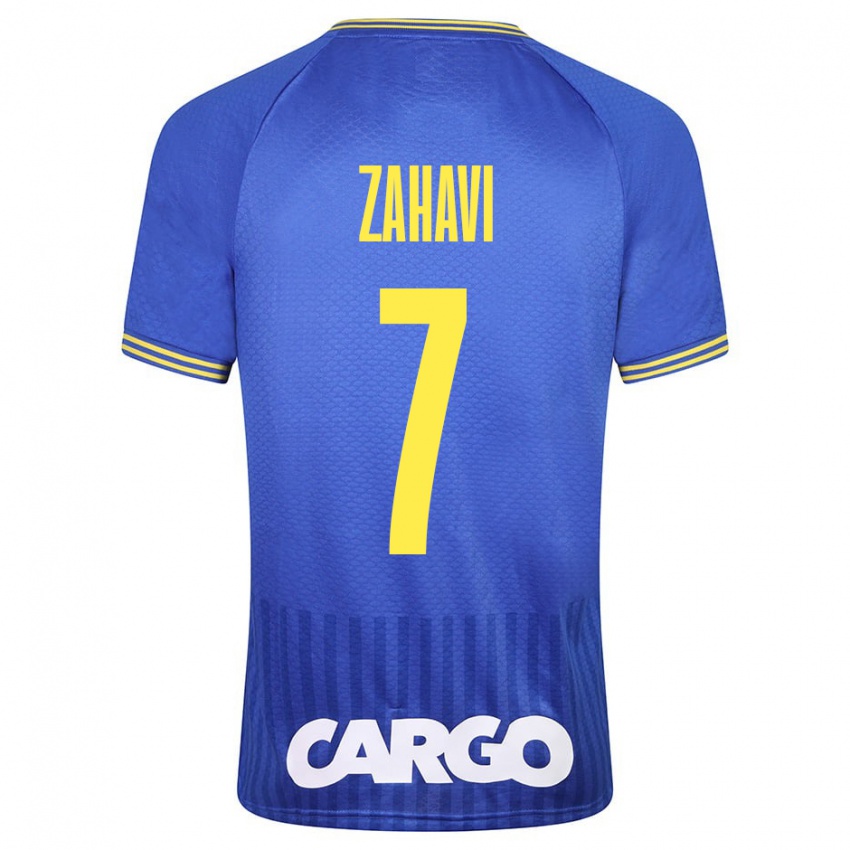 Bambino Maglia Eran Zahavi #7 Blu Kit Gara Away 2023/24 Maglietta