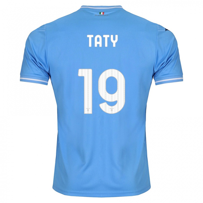 Uomo Maglia Taty Castellanos #19 Blu Kit Gara Home 2023/24 Maglietta
