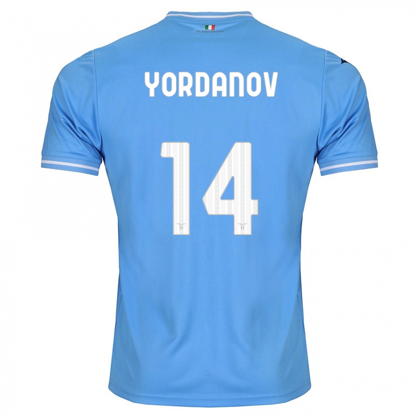 Uomo Maglia Damyan Yordanov #14 Blu Kit Gara Home 2023/24 Maglietta