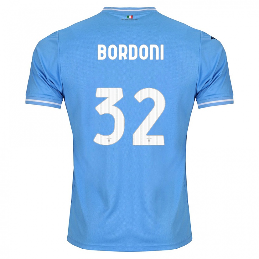 Uomo Maglia Tommaso Bordoni #32 Blu Kit Gara Home 2023/24 Maglietta