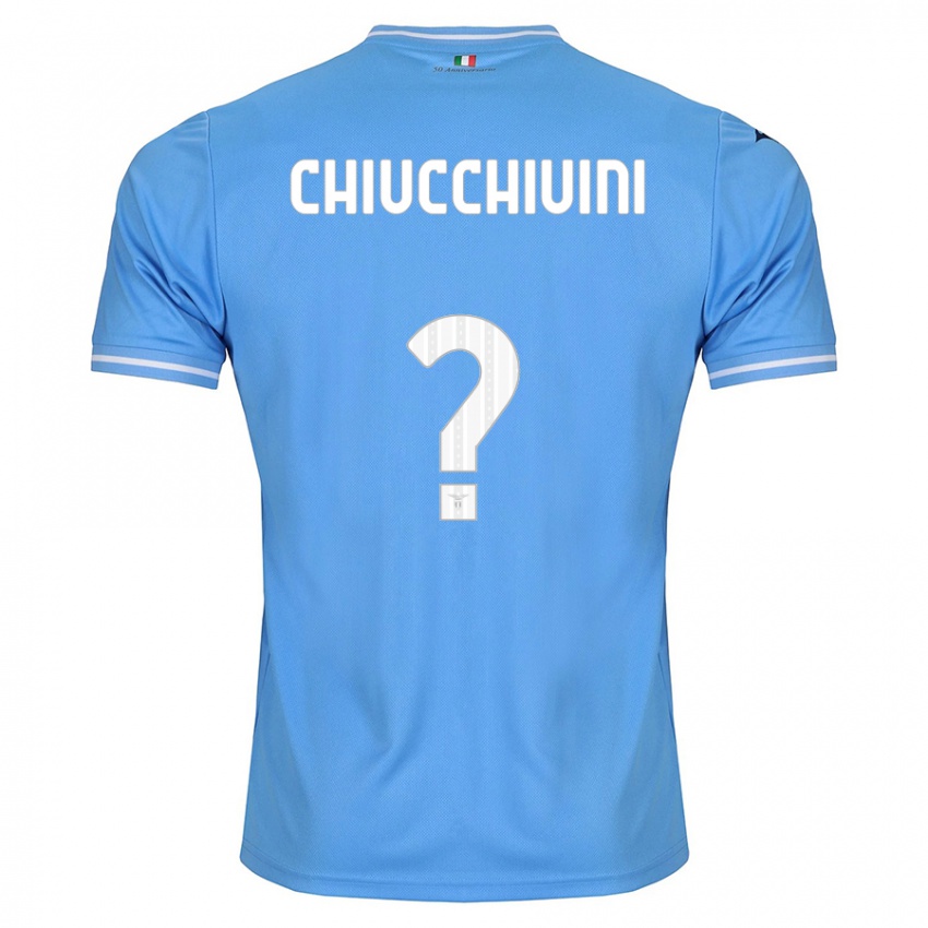 Uomo Maglia Lorenzo Chiucchiuini #0 Blu Kit Gara Home 2023/24 Maglietta