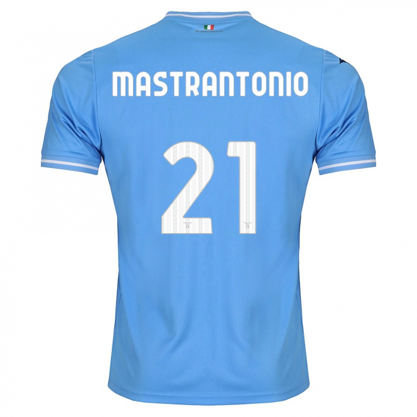 Uomo Maglia Ella Mastrantonio #21 Blu Kit Gara Home 2023/24 Maglietta