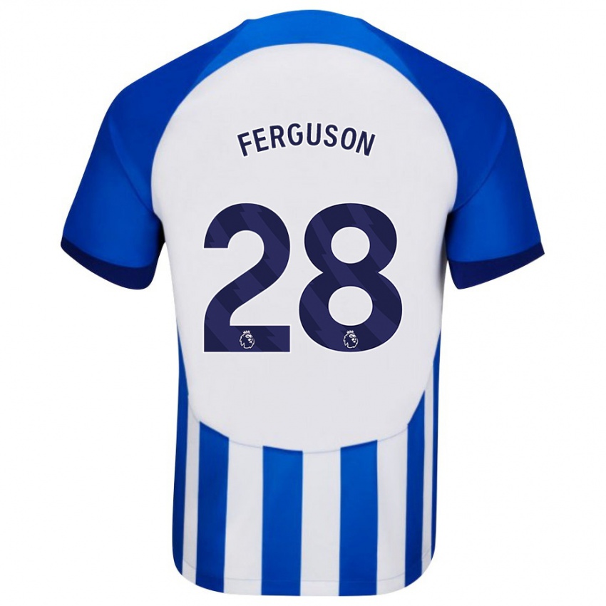 Uomo Maglia Evan Ferguson #28 Blu Kit Gara Home 2023/24 Maglietta