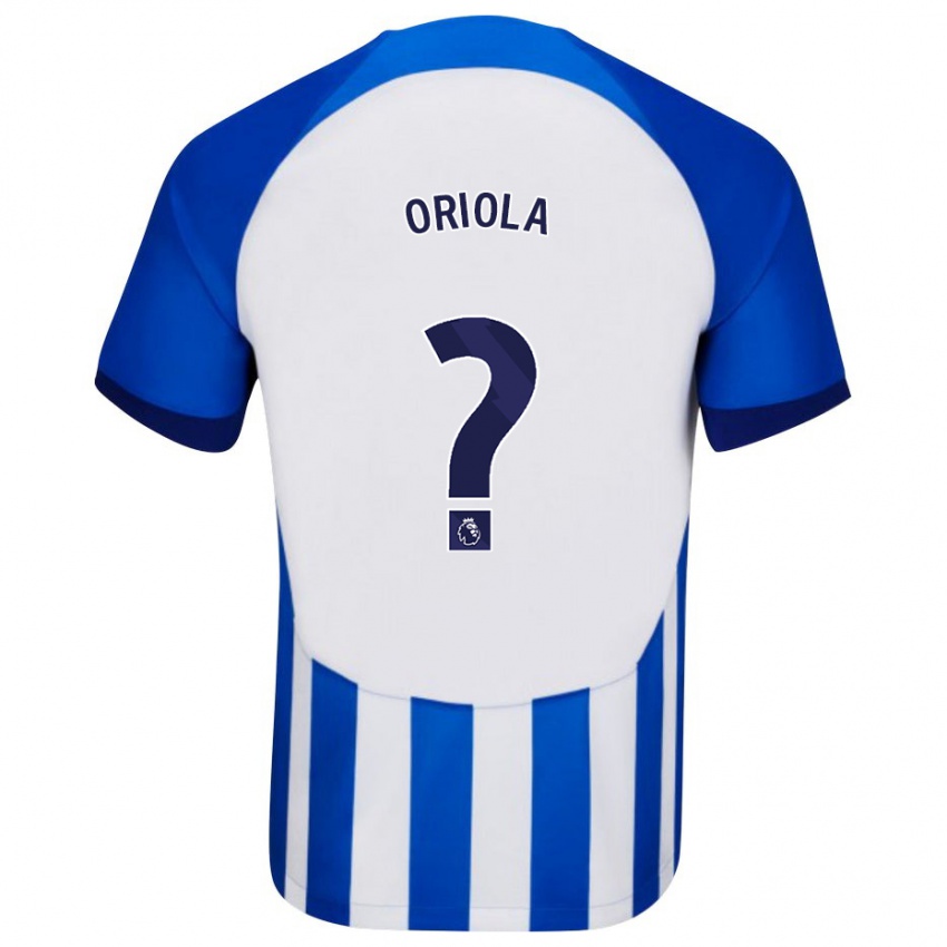 Uomo Maglia Nehemiah Oriola #0 Blu Kit Gara Home 2023/24 Maglietta