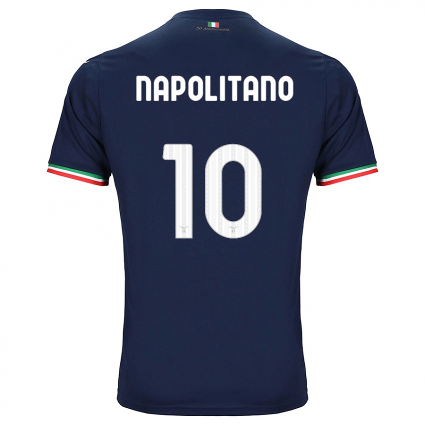 Uomo Maglia Luca Napolitano #10 Marina Militare Kit Gara Away 2023/24 Maglietta