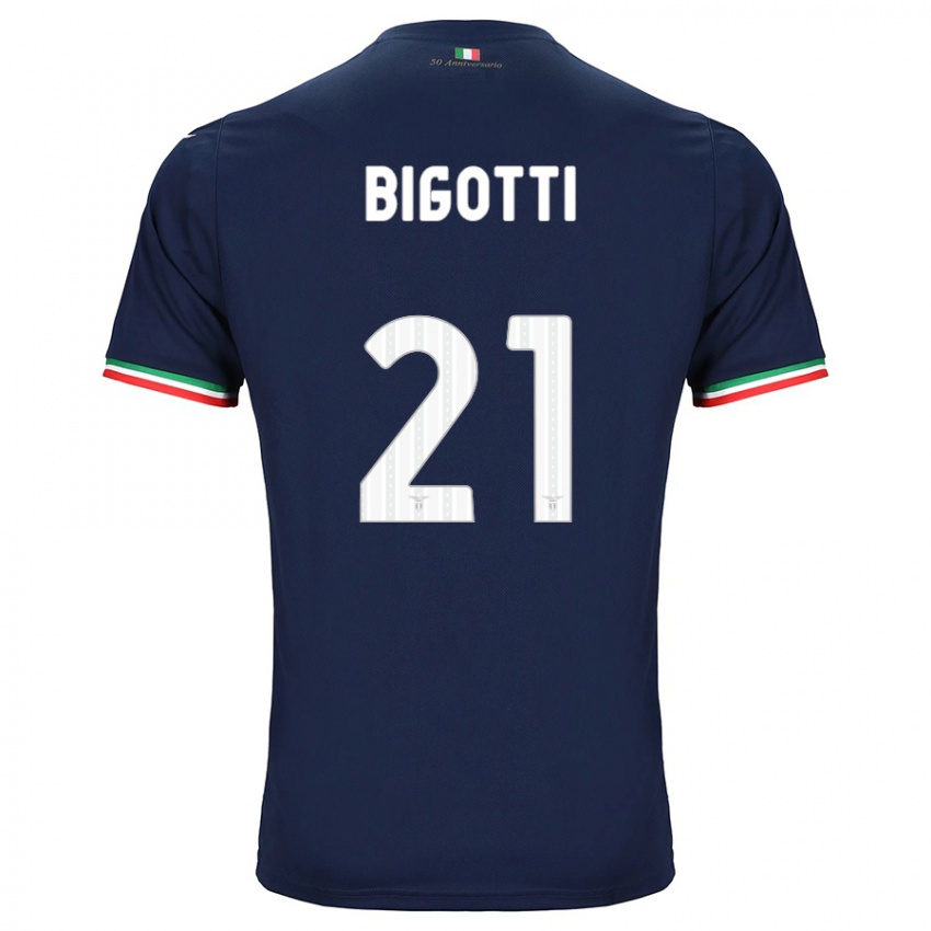 Uomo Maglia Massimo Bigotti #21 Marina Militare Kit Gara Away 2023/24 Maglietta