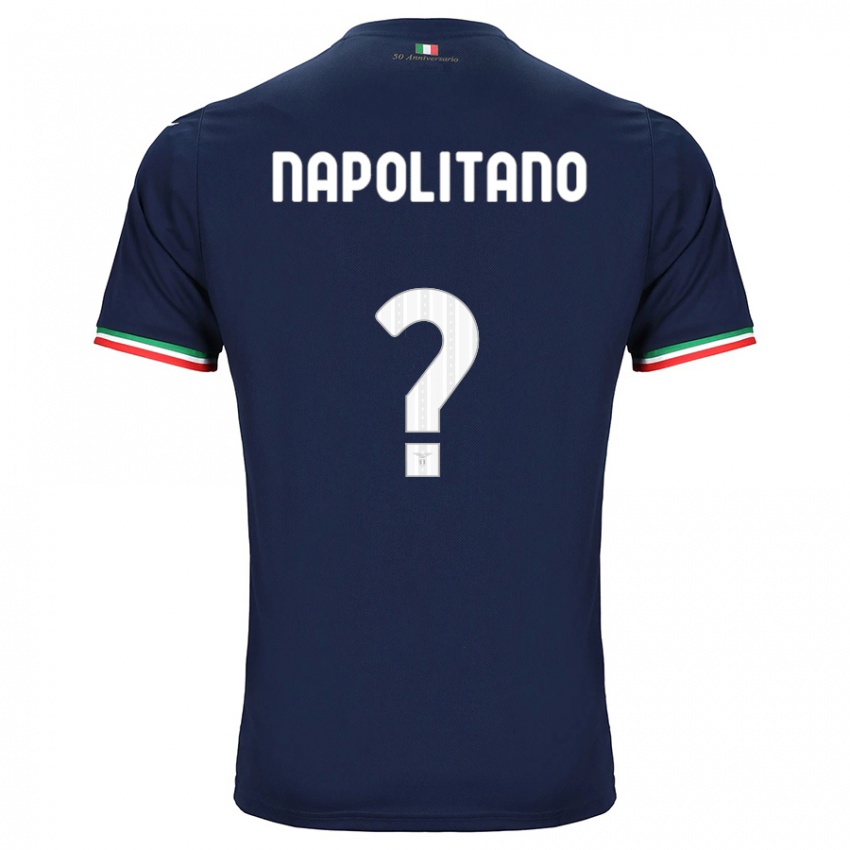 Uomo Maglia Federico Napolitano #0 Marina Militare Kit Gara Away 2023/24 Maglietta