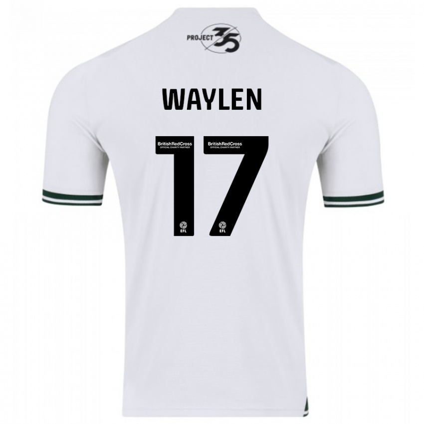 Uomo Maglia Libby Waylen #17 Bianco Kit Gara Away 2023/24 Maglietta