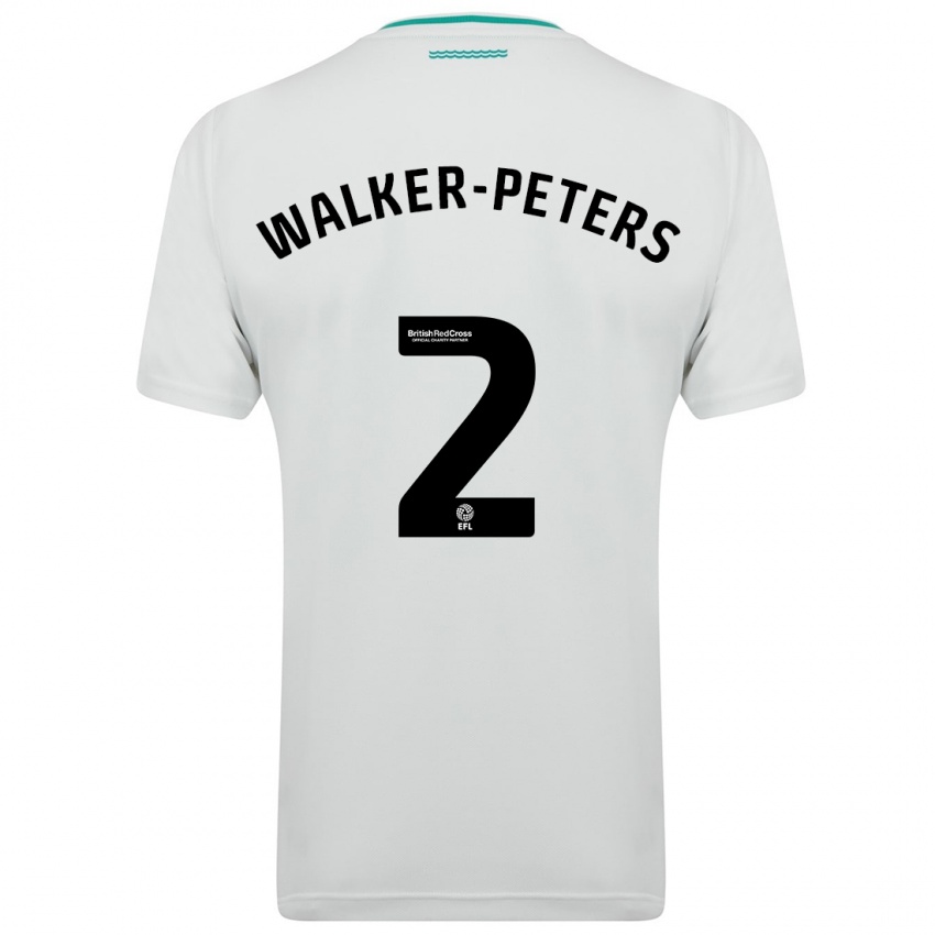 Uomo Maglia Kyle Walker-Peters #2 Bianco Kit Gara Away 2023/24 Maglietta