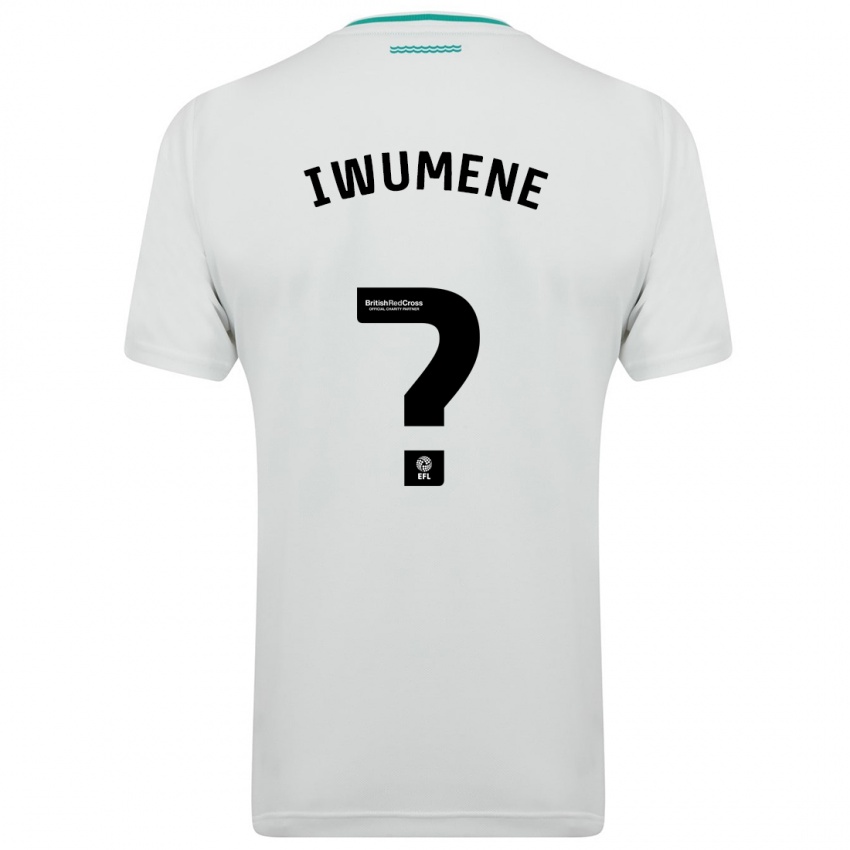 Uomo Maglia Alex Stepien-Iwumene #0 Bianco Kit Gara Away 2023/24 Maglietta