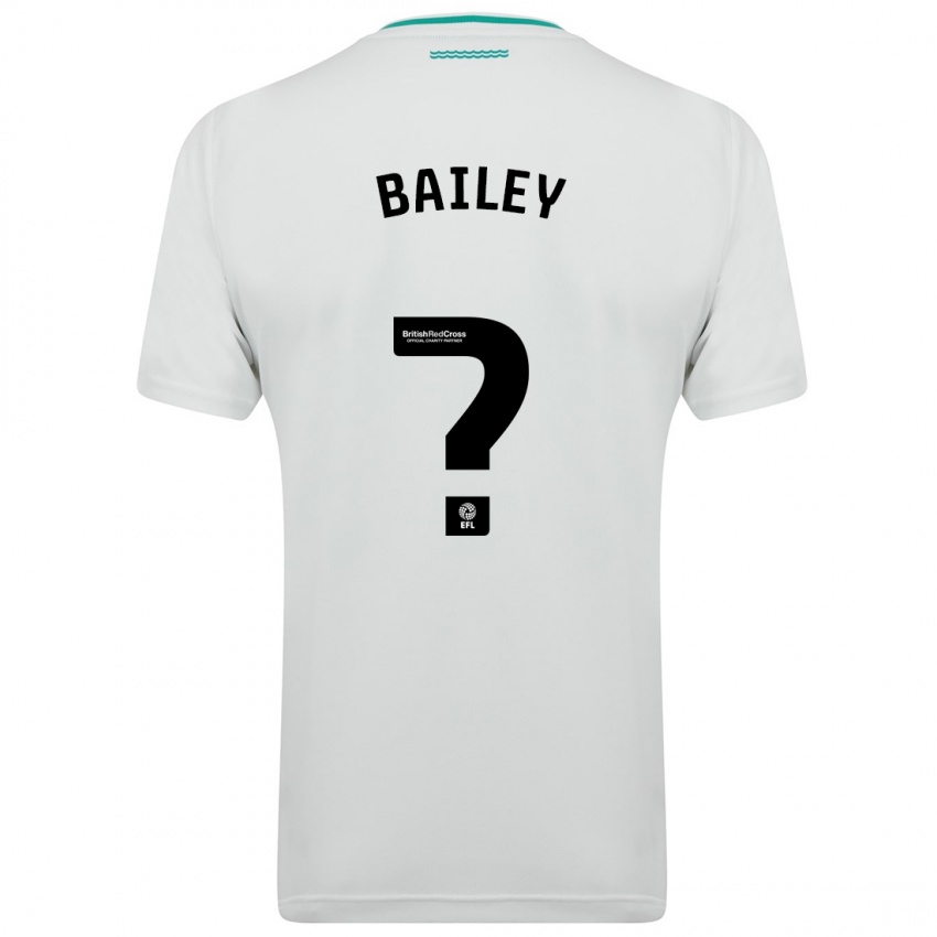 Uomo Maglia Isaac Bailey #0 Bianco Kit Gara Away 2023/24 Maglietta