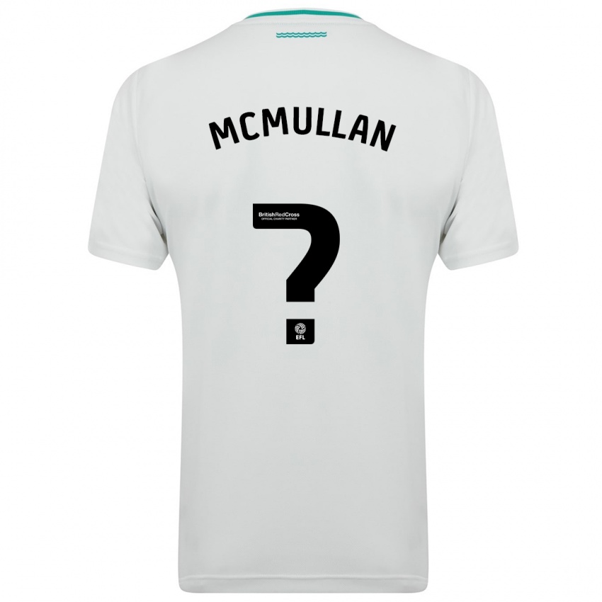 Uomo Maglia Korban Mcmullan #0 Bianco Kit Gara Away 2023/24 Maglietta