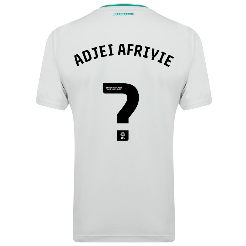 Uomo Maglia Hansel Adjei-Afriyie #0 Bianco Kit Gara Away 2023/24 Maglietta