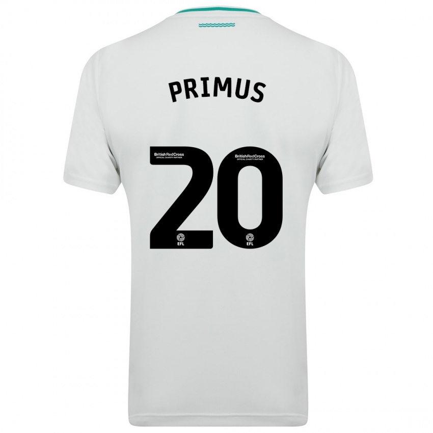 Uomo Maglia Atlanta Primus #20 Bianco Kit Gara Away 2023/24 Maglietta