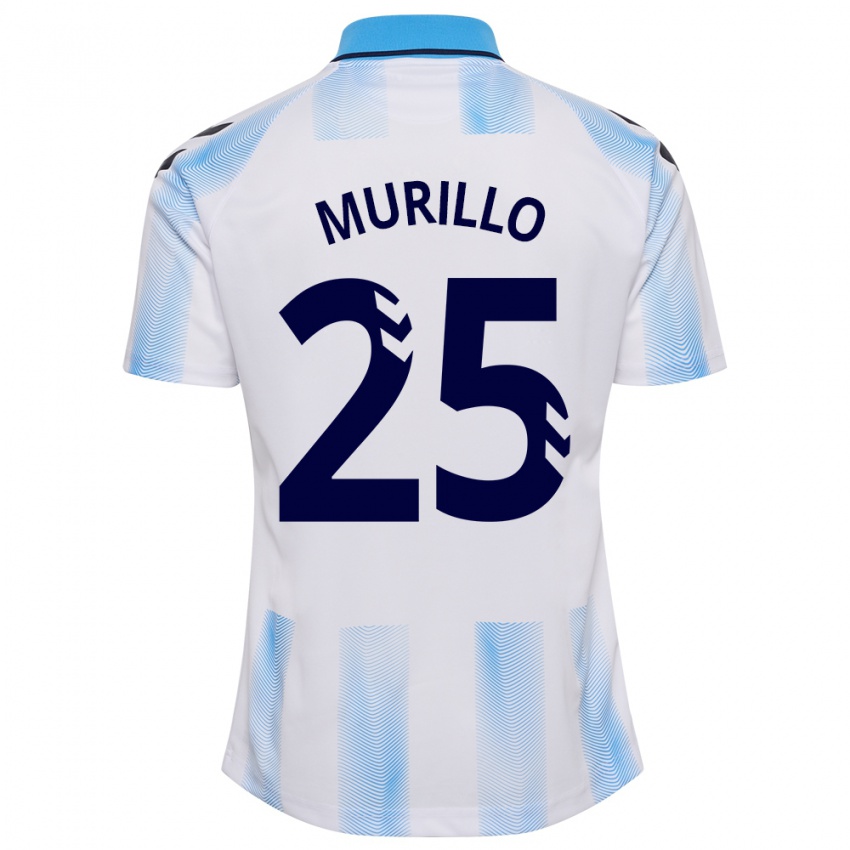 Donna Maglia Diego Murillo #25 Bianco Blu Kit Gara Home 2023/24 Maglietta