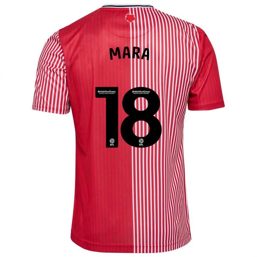 Donna Maglia Sékou Mara #18 Rosso Kit Gara Home 2023/24 Maglietta
